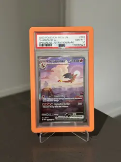 POKEMON TCG CHARIZARD EX 199/165 PSA 10 SV 151 SPECIAL ILLUSTRATION RARE - Image 1