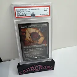 2022 MTG Double Masters Imperial Seal Foil Etched PSA 9 - Image 3