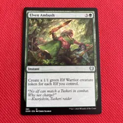 MTG “Elven Ambush” Kaldheim #391 Reg Uncommon NM/Unplayed **Ships Free** - Image 1