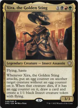 Xira, the Golden Sting R Commander: Dominaria United 48 - LP MTG - Image 1