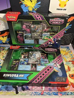 Pokemon TCG - Shrouded Fable Greninja and Kingdra EX Special Collection Sealed - Image 1