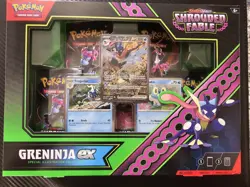 Pokemon TCG Shrouded Fable Greninja Ex SIR Collection SEALED Great Centering - Image 1