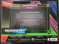 Pokemon TCG Shrouded Fable Greninja Ex SIR Collection SEALED Great Centering - Image 2
