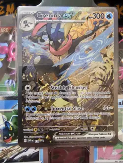 Pokemon TCG Shrouded Fable Greninja Ex SIR Collection SEALED Great Centering - Image 3