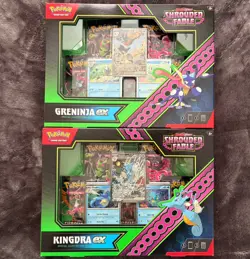 Pokemon TCG - Shrouded Fable Greninja and Kingdra EX Special Collection Sealed - Image 1