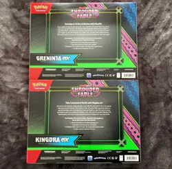 Pokemon TCG - Shrouded Fable Greninja and Kingdra EX Special Collection Sealed - Image 4
