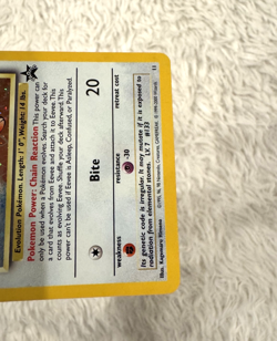 Pokemon Card - Eevee #11 Holo WoTC Black Star Promo - Image 2