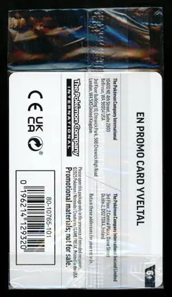 Pokemon Mega Evolution 088/132 YVELTAL Game Stop Stamped Factory Sealed Promo - Image 2
