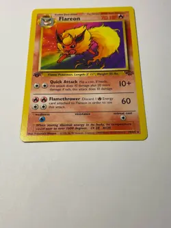 1999 Pokemon Jungle 1st Edition #19 Flareon 💎GEM 💎MINT - Image 2