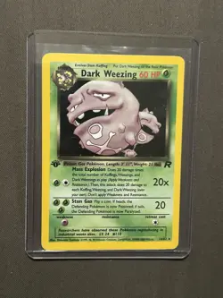 Pokemon TCG - Dark Weezing Holo Rare 14/82 1st Edition - WOTC Team Rocket LP+ - Image 1