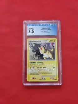 Pokemon: Ampharos #1/17 Cosmos Holo Rare Pop Series 7 Vintage - CGC 7.5b- E47 - Image 1