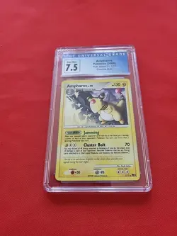 Pokemon: Ampharos #1/17 Cosmos Holo Rare Pop Series 7 Vintage - CGC 7.5b- E47 - Image 3