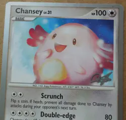 2008 World Championships Chansey 76/123 Promo non-holo Pokemon NM - Image 2