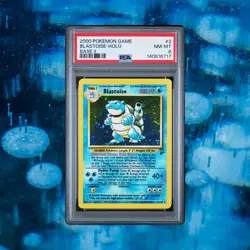 2000 POKEMON GAME BASE II #2 BLASTOISE-HOLO PSA 8 Fresh Grade Old Collection - Image 1