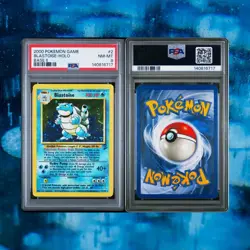 2000 POKEMON GAME BASE II #2 BLASTOISE-HOLO PSA 8 Fresh Grade Old Collection - Image 4