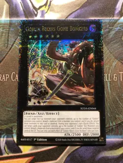 * GOBLIN BIKERS GONE BONKERS * QUARTER CENTURY SECRET RARE SUDA-EN044 YUGIOH! - Image 1