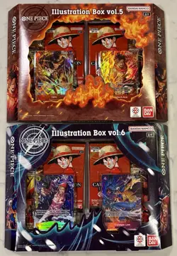 One Piece Illustration Box Vol. 5 & 6 *LOT OF 6* NEW SEALED IN HAND 3 FULL SETS - Image 1