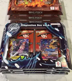 One Piece Illustration Box Vol. 5 & 6 *LOT OF 6* NEW SEALED IN HAND 3 FULL SETS - Image 3