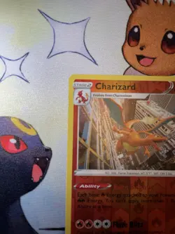 Pokemon TCG Charizard Pokemon Go 010/078 Reverse Holo Rare Card Near Mint - Image 2