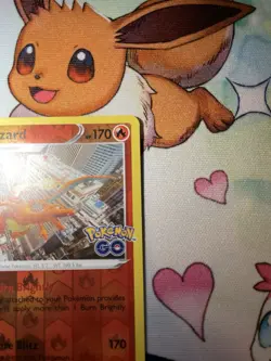 Pokemon TCG Charizard Pokemon Go 010/078 Reverse Holo Rare Card Near Mint - Image 3