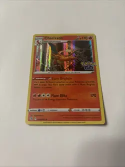 Pokemon TCG Charizard Pokemon GO 010/078 Holo Rare NM - Image 1