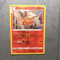 Pokemon TCG English - Pokemon Go - Charizard 010/078 - Reverse Holo - NM - Image 1