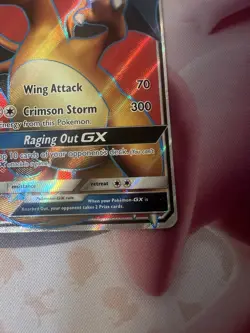 Pokemon Charizard GX SM60 Full Art Promo Holo English TCG Card MP - Image 2