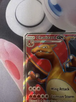 Pokemon Charizard GX SM60 Full Art Promo Holo English TCG Card MP - Image 4
