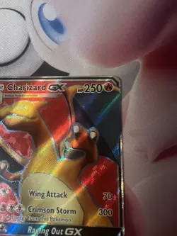Pokemon Charizard GX SM60 Full Art Promo Holo English TCG Card MP - Image 5