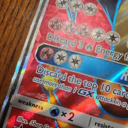 Pokemon TCG - CHARIZARD GX - SM60 - JUMBO FULL ART - PROMO - (2017) - HP/MP - Image 2