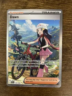 Dawn 129/094 Me02: Phantasmal Flames Special Illustration Rare Holo Pokemon Card - Image 2