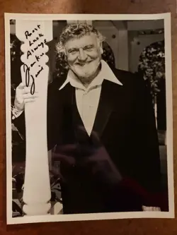 Rare Frankie Lane Laine signed autographed 8x10 photo singer actor Died 2007 - Image 1