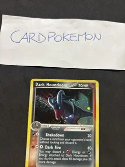 Pokemon Card Dark Houndoom 5/109 Ex Team Rocket Returns -Eng-holo/Nm/Mint - Image 2