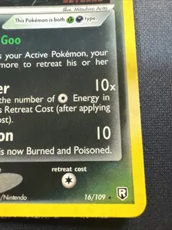 Dark Muk Reverse Holo 16/109 Ex Team Rocket Returns NM - Image 3
