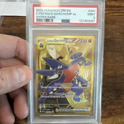 Cynthia's Garchomp ex 241/182 Destined Rivals Holo Hyper Rare PSA 9 - Image 1