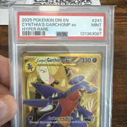 Cynthia's Garchomp ex 241/182 Destined Rivals Holo Hyper Rare PSA 9 - Image 3