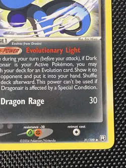 Dark Dragonair 31/109 EX Team Rocket Returns 2004 Pokemon TCG Card NM - Image 4