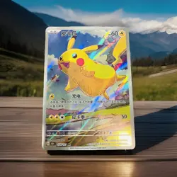 PIKACHU Pokemon TCG 2025 S-Chinese Exclusive Card 151C 170/151 AR-US Seller 💛 - Image 1