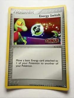 2007 Pokemon Card Energy Switch Power Keepers 75/108 Reverse Holo Stamped - Image 1