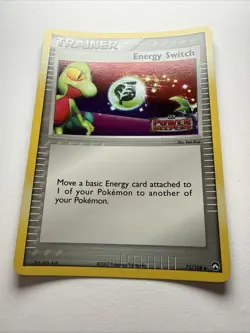 2007 Pokemon Card Energy Switch Power Keepers 75/108 Reverse Holo Stamped - Image 2