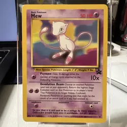 Pokemon TCG Mew WoTC Black Star Promo #8 Regular Card - Image 1