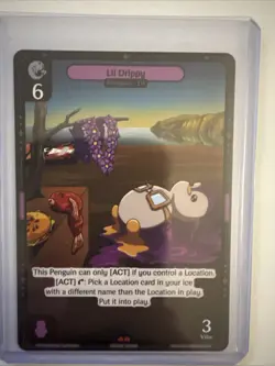 Vibes TCG Penguin Lil Drippy NON FOIL - Legend of the Lils Card # 112 - Image 1