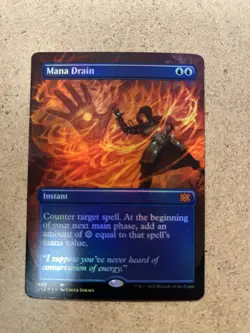 Mana Drain (Borderless) Double Masters 2022 Foil - Image 1