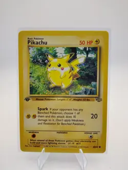Pokemon TCG - Jungle Set 1st Edition Pikachu 60/64 LP/NM - Image 1