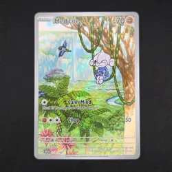 Pokemon TCG Card Meditite 153/142 Stellar Crown Illustration Rare - NM - Image 1