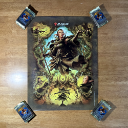 🌳 Zendikar Rising - ZNR Poster - WPN Store Promo MTG - Nissa of Shadowed Boughs - Image 1
