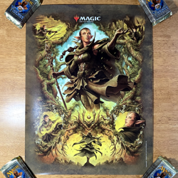 🌳 Zendikar Rising - ZNR Poster - WPN Store Promo MTG - Nissa of Shadowed Boughs - Image 2