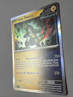 Pokemon TCG * SV Temporal Force * 62/162 Iron Thorns Holo Rare * FRESH PK - Image 2