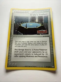 Pokemon TCG Drake’s Stadium 72/108 Power Keepers Reverse Holo NM - Image 2