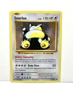 Pokemon TCG Snorlax Promo XY179 2016 XY Promos LP - Image 1